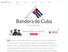 Tablet Screenshot of banderadecuba.com